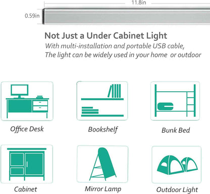ASOKO Under Cabinet LED Light Bar – Housewarming Gift for New Homeowners and Apartment Renters