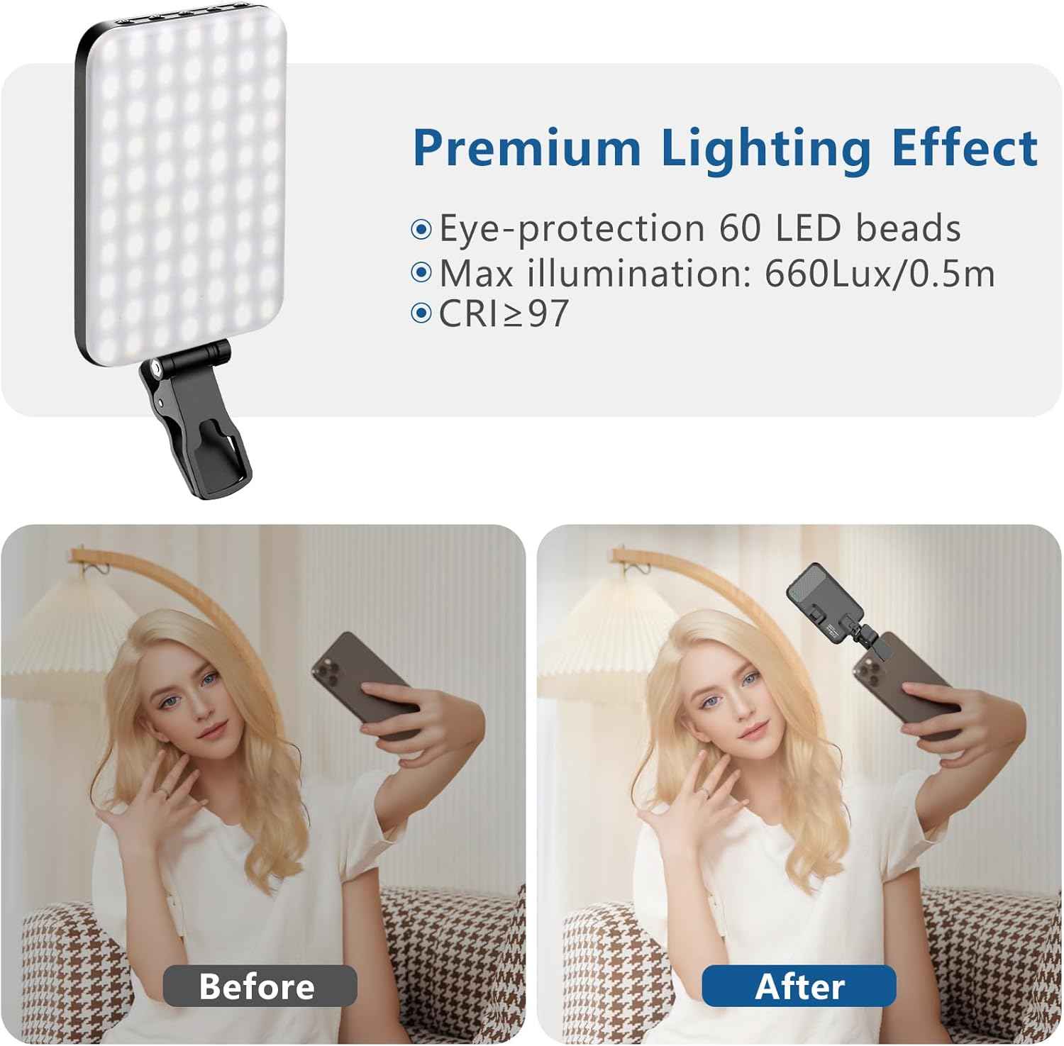ALTSON Slim Selfie Light – Single-Device Lighting Replacement for Cluttered Multi-Tool Setups