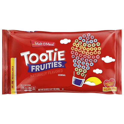 Malt-O-Meal Tootie Fruities Cereal – Nostalgic Birthday Gift Basket Addition for Cereal Lovers