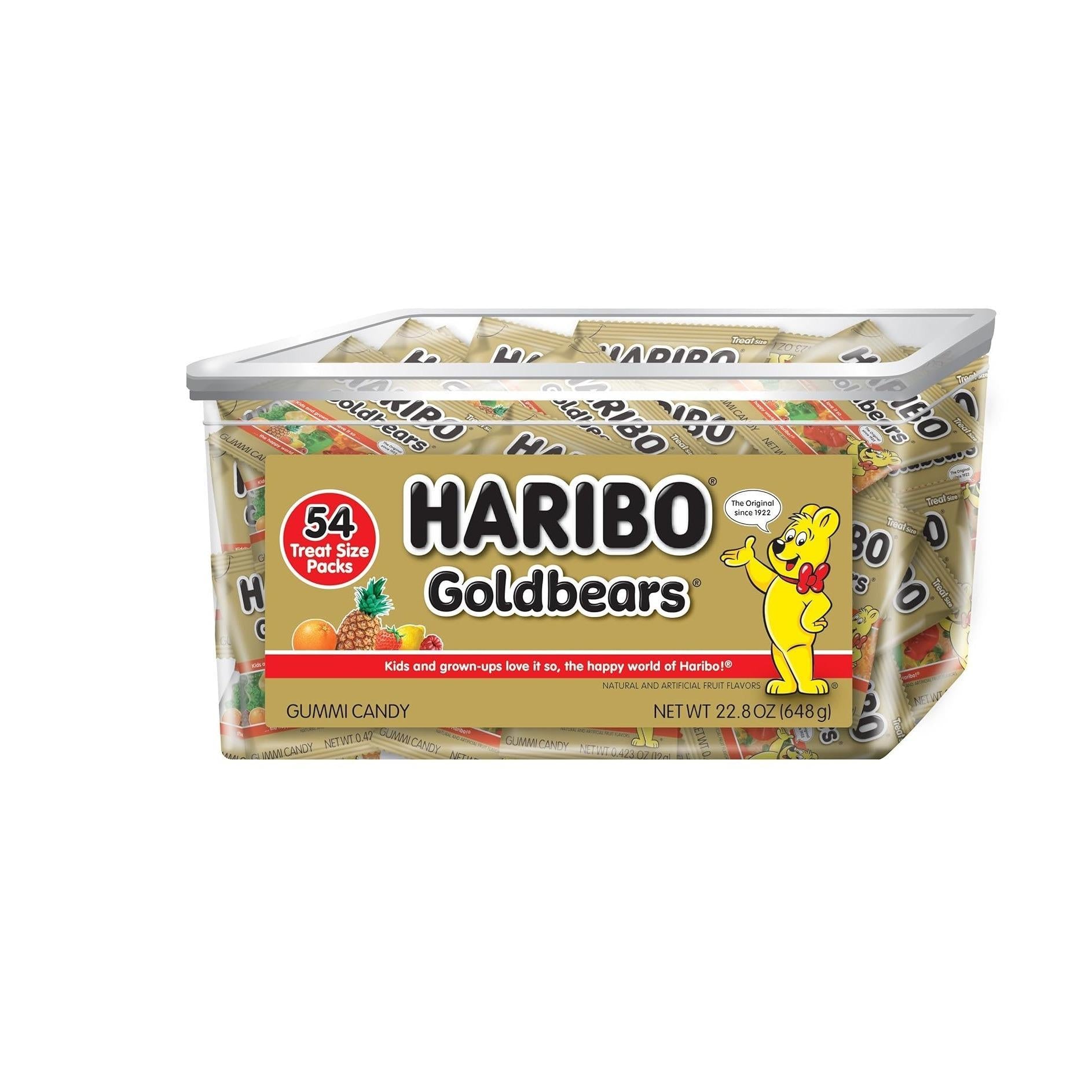 HARIBO_Goldbears_Gummi_Candy_22.8_oz_Tub_54_Packs_Assorted_Flavors_Snack_Bonbon