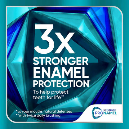 Sensodyne Pronamel Clinical Enamel Strength Toothpaste for Morning and Night Self-Care Ritual, Deep Clean Mint for Acid Erosion Defense