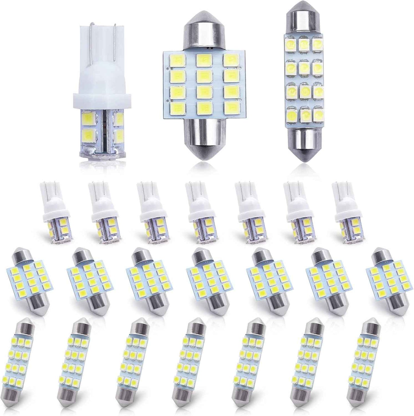 CarLed Co Festoon LED Replacement Bulbs – Simple Three-Color Palette for Understated Interior Style