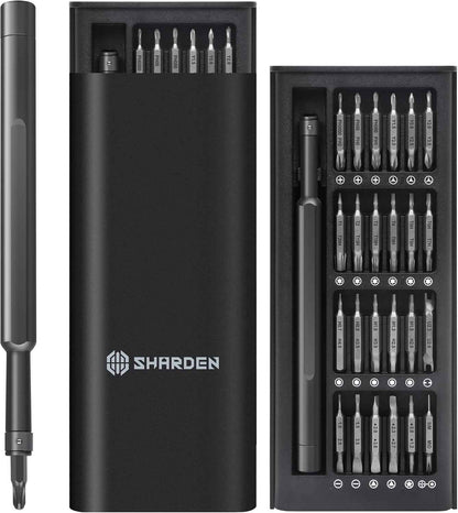 SHARDEN 49-in-1 Screwdriver Set – Minimalist Tool Kit with Clean Aluminum Handle, Magnetic Case for Clutter-Free Repairs