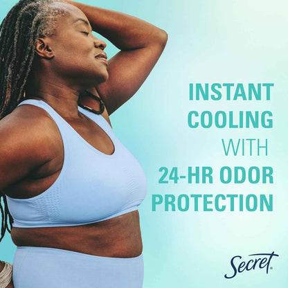 Secret Cooling Body Mist – Post-Workout Refresh Ritual for Active Women, 5.2 fl oz Invigorating Mint