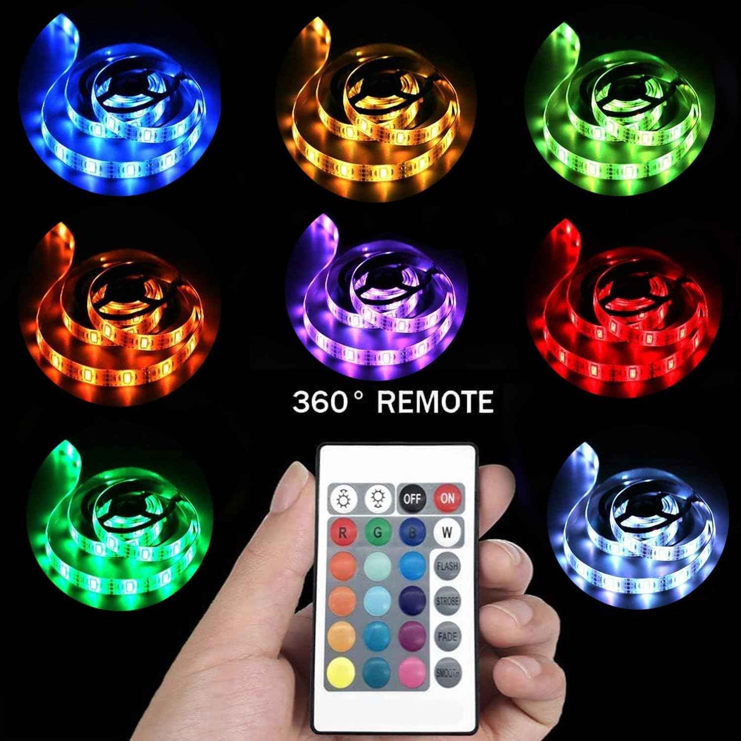 111111 Battery Powered LED Strip Lights – Thoughtful Housewarming Gift for Her & New Homeowners