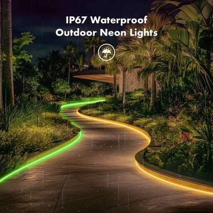 JIAMEI Neon Rope Lights – Trendy RGB Strip Birthday Gift for Teens and Gamers with App and Music Sync