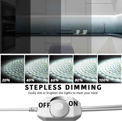 dalattin LED Strip Lights – Cool to Touch 24V Tape Light Safe for Kids and Pets, Dimmable