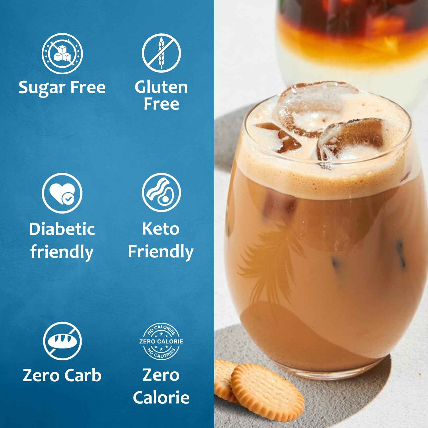 Syruvia Sugar Free Syrup – Office Pantry Flavor Upgrade for Focused Workdays, 25.4 fl oz With Pump