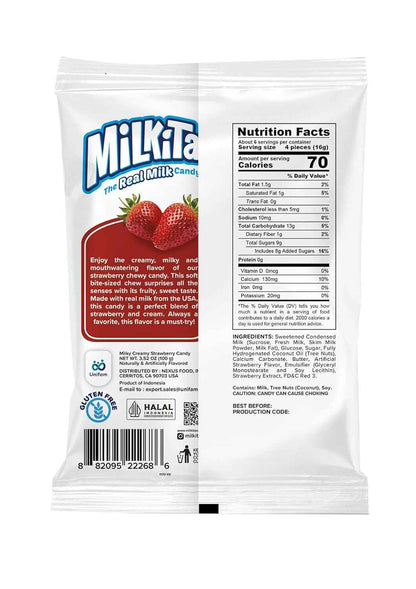 Milkita Honeydew Melon Milk Candy – Guilt-Free Self-Care Snack for Mindful Indulgence, Lower-Sugar Chews