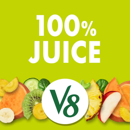 V8 Deliciously Green 100% Fruit and Vegetable Juice for Daily Vitamin Ritual, 46 fl oz Family Bottle