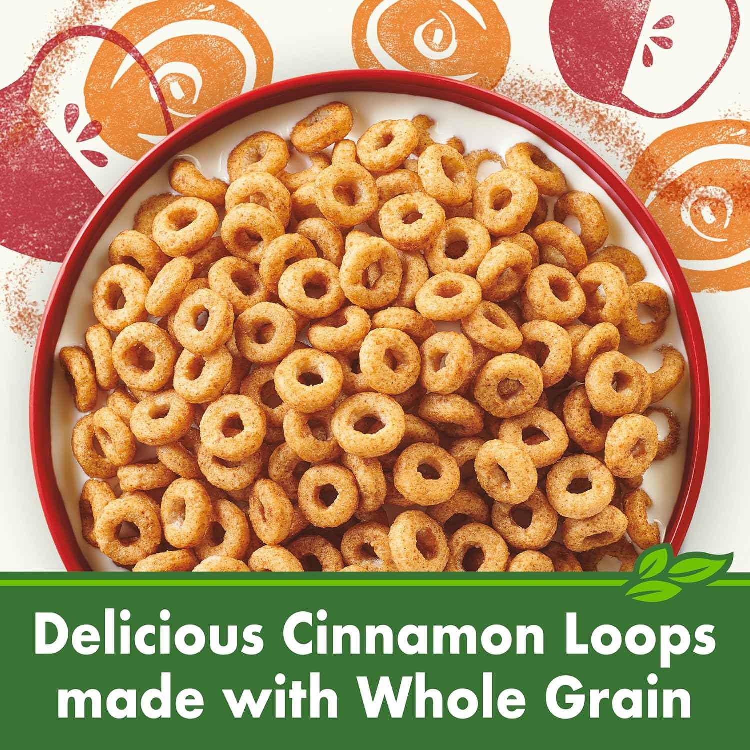 Cascadian Farm Organic Cinnamon Apple Cereal – Portable Whole Grain Snack for Road Trips and Travel Days