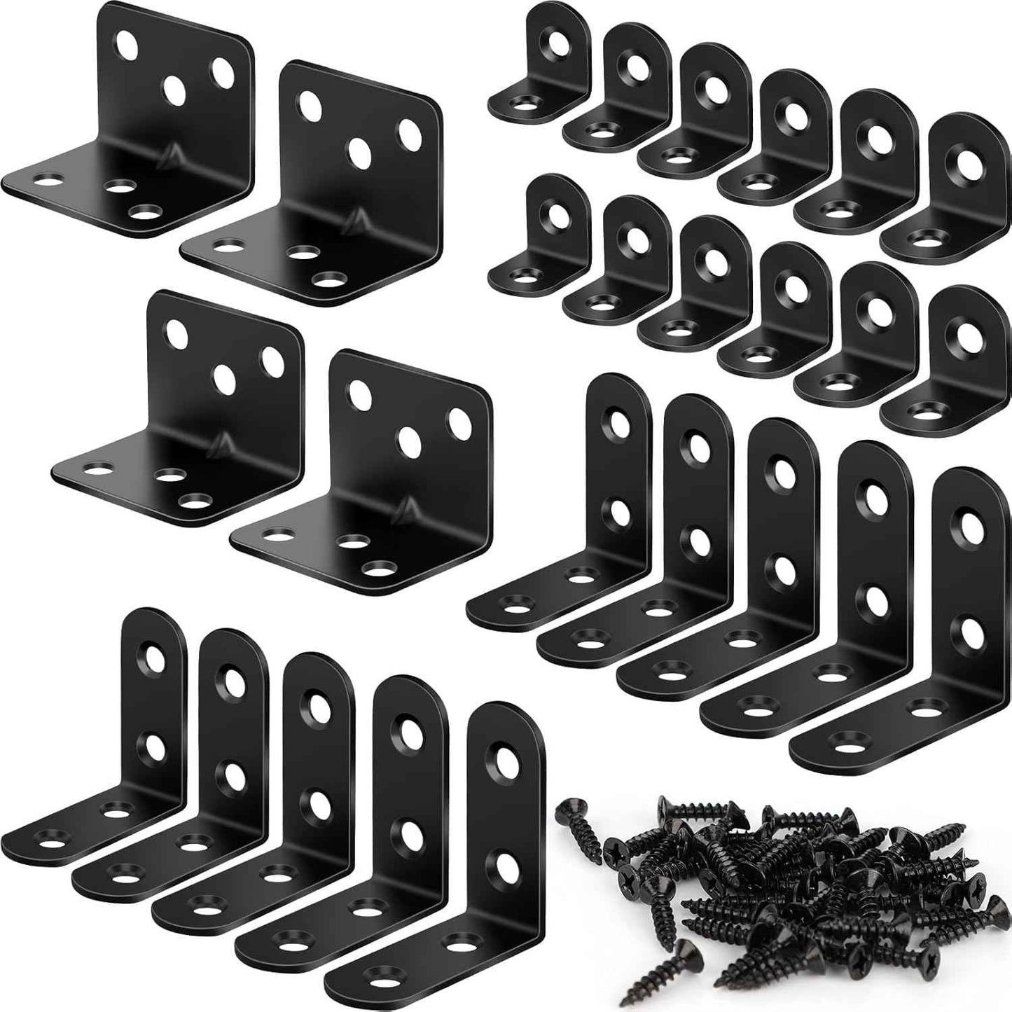 Clean Line Corner Bracket Kit for Uncluttered Floating Shelves and Intentional Living Room Walls