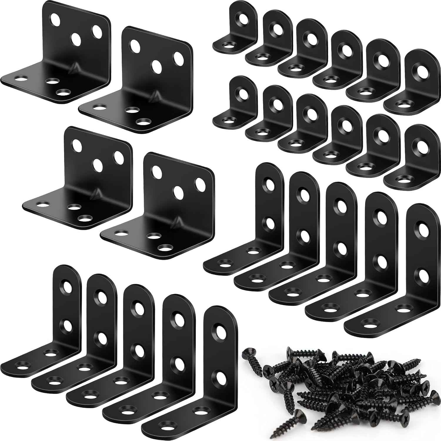 Clean Line Corner Bracket Kit for Uncluttered Floating Shelves and Intentional Living Room Walls