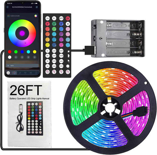 [Brand Name] RGB Strip Light with Music Sync – Unique Housewarming Gift for New Homeowners, Wireless Decor
