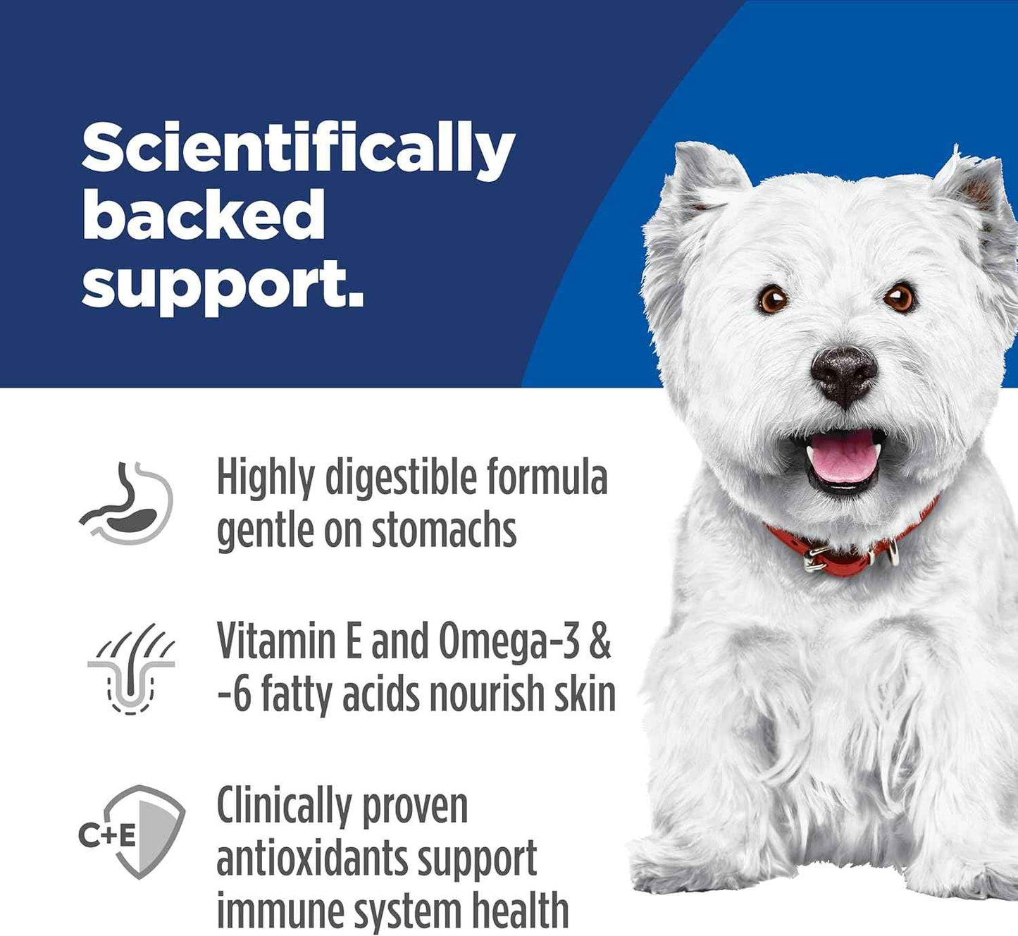 Hill's Science Diet Adult Sensitive Stomach Small Bites – Practical Housewarming Gift for Dog-Loving Friends, 15 lb Bag