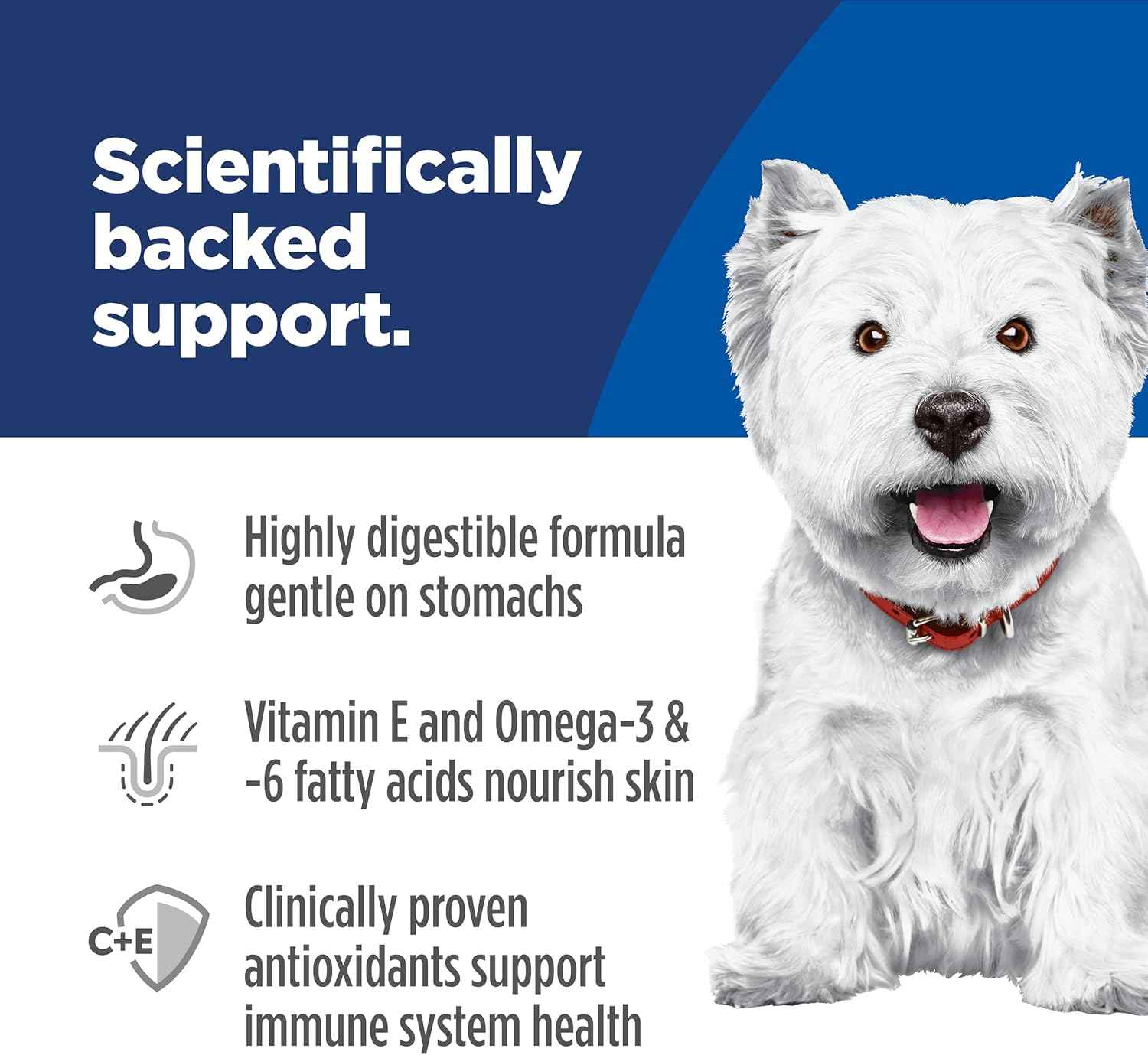 Hill's Science Diet Adult Sensitive Stomach Small Bites – Practical Housewarming Gift for Dog-Loving Friends, 15 lb Bag