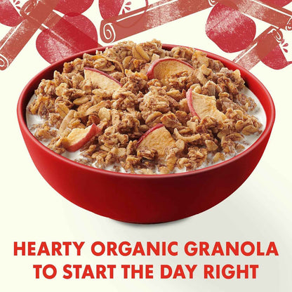 Cascadian Farm Organic Granola No Added Sugar, Blueberry Vanilla Kids Snack for After-School Bowls and Wholesome Breakfast Nooks