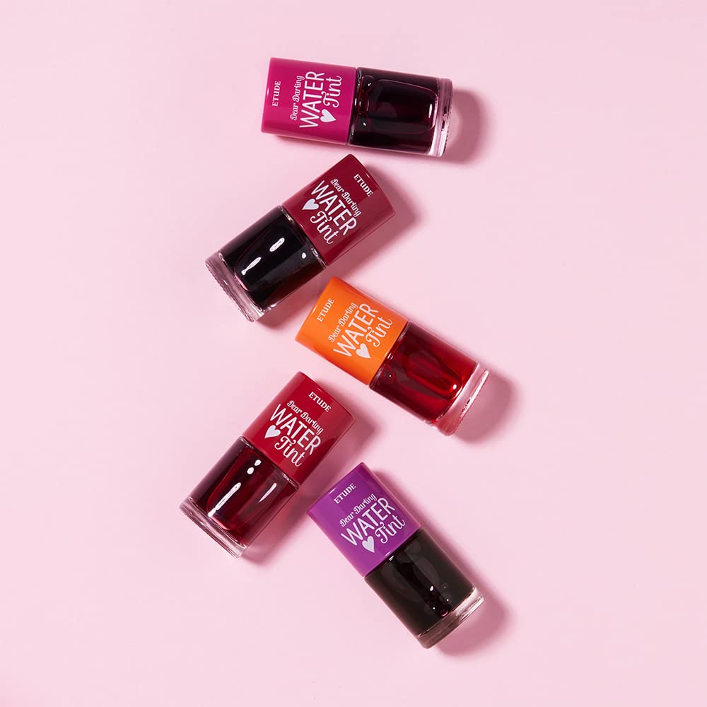 ETUDE_Dear_Darling_Water_Tint_Cherry_Ade_(21AD)_|_Vivid_Color_Lip_Stain_with_Moisturizing_Weightless_&_Non-sticky_Finish_Lip_Stain_|_Smudge-proof_&_Lightweight_Lip_Tint_|_K-beauty_Gloss_Lipgloss_Lipstick_Makeup_Glossy_Cosmetic_Lip_Care_Moisturizer