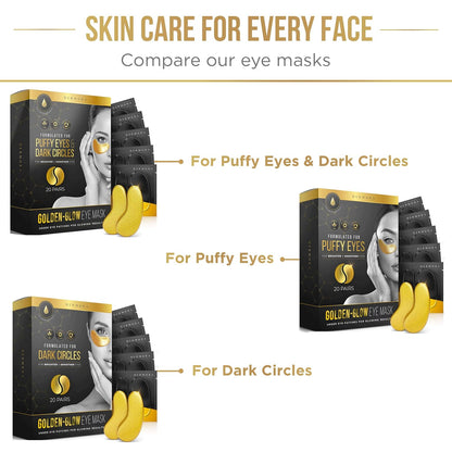 DERMORA_Golden_Glow_Under_Eye_Patches_-_Rejuvenating_Treatment_for_Dark_Circles,_Puffy_Eyes,_Travel_&_Wrinkles_-_Comfortable_Skin_Care