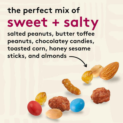 Snak Club Sweet & Salty Trail Mix, Family Size – Low-Sodium Guilt-Free Snack for Health-Conscious Snackers, 14 oz