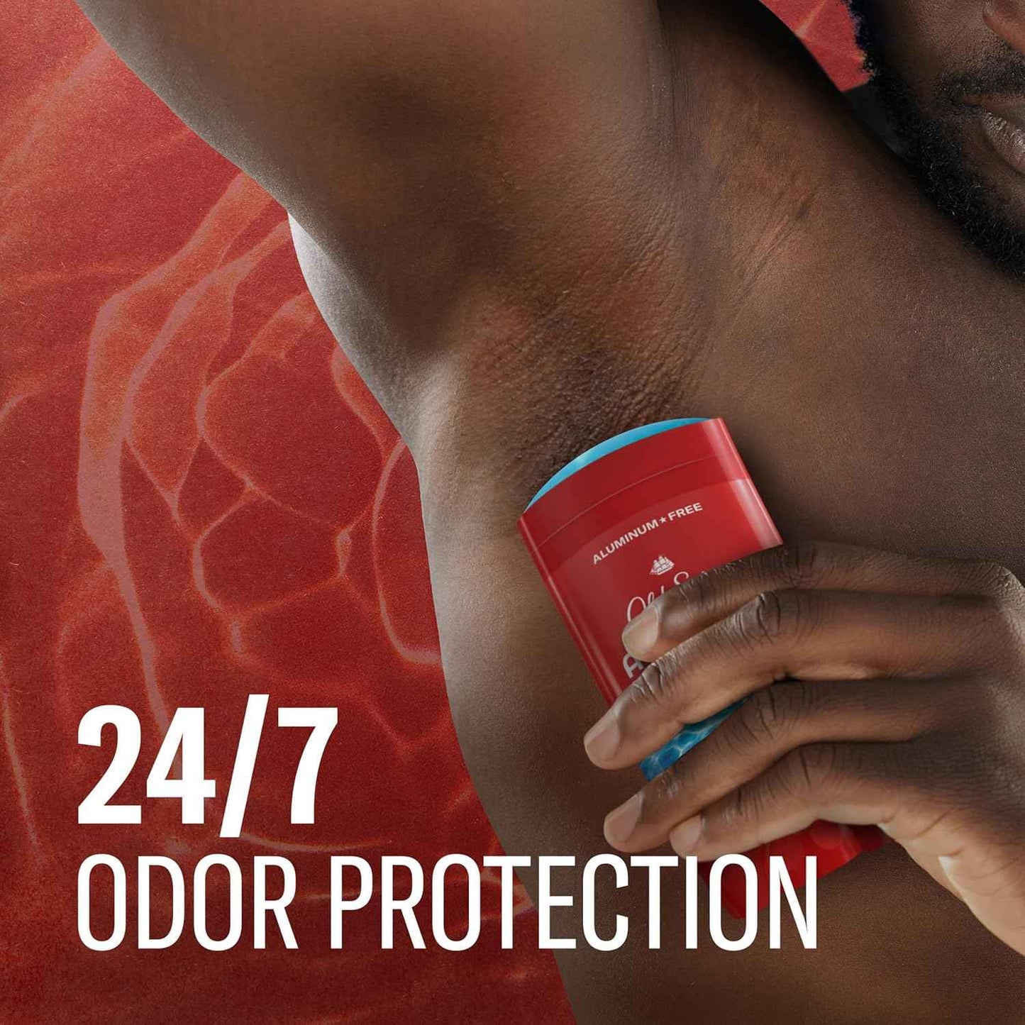 Old Spice Aluminum-Free Deodorant Aqua Reef — Birthday Gift for Men, 48-Hour Odor Protection Pack of 4 with Travel Body Wash
