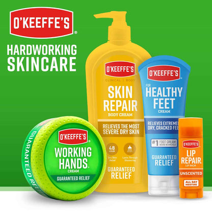 O'Keeffe's for Healthy Feet Foot Cream – TSA-Friendly 3.2 oz Travel Jar for On-the-Go Foot Repair