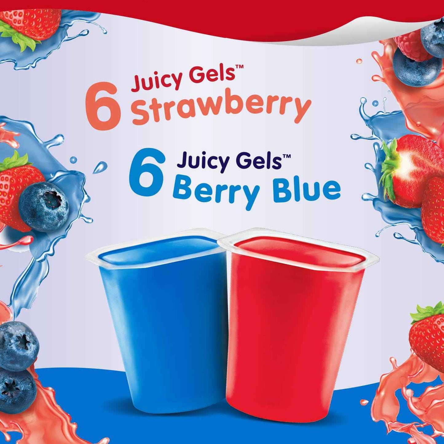 Snack Pack Gel Cups – Portable Sweet Treat for Summer Camp and Picnic Tables, 12 Pack