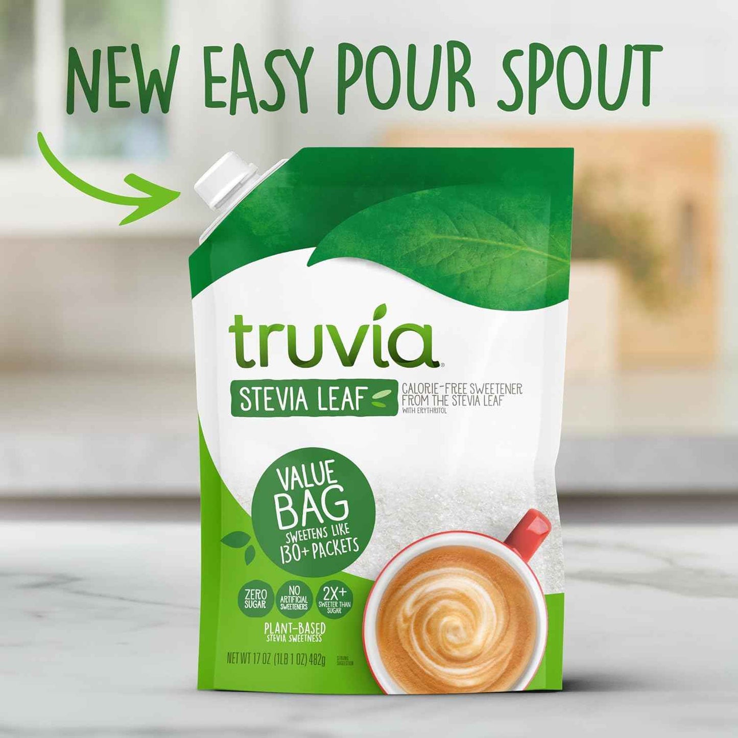 Truvia Natural Stevia Sweetener Refill Bag – Balanced Sweetness for Diabetes-Friendly Wellness Rituals