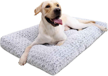KSIIA Anti-Slip Washable Dog Crate Mat Non-Skid Secure Sleep Surface