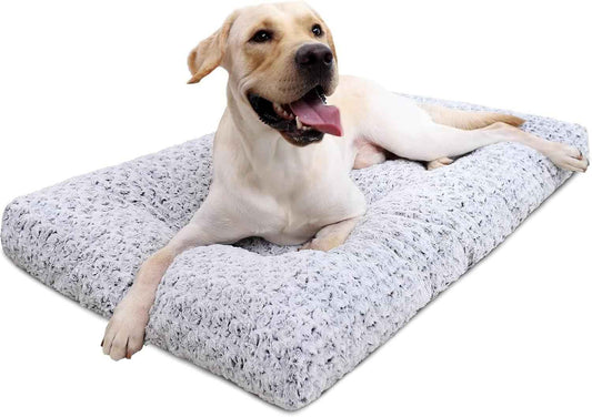 KSIIA Anti-Slip Washable Dog Crate Mat Non-Skid Secure Sleep Surface