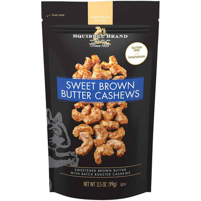 Squirrel Brand Crème Brûlée Almonds – Vegetarian Wind-Down Treat Paired with Tea or Coffee, 2-Pack