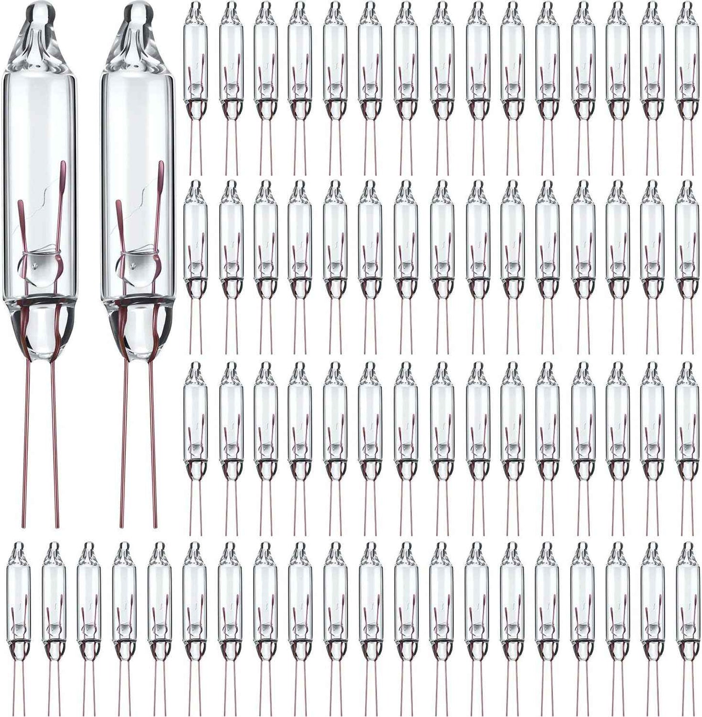 Mudder Mini Christmas Replacement Bulbs – Thoughtful Housewarming Gift for Holiday Hosts, 100-Pack Clear