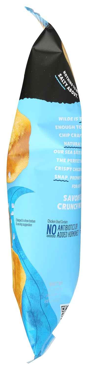 Wilde Protein Chips Sea Salt and Vinegar – Guilt Free Pantry Staple for Health Conscious Snackers