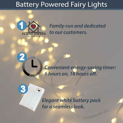 QBIS Warm White Fairy Lights Battery Operated – Thoughtful Housewarming Gift for Women and Mom with Mason Jar Lantern Look