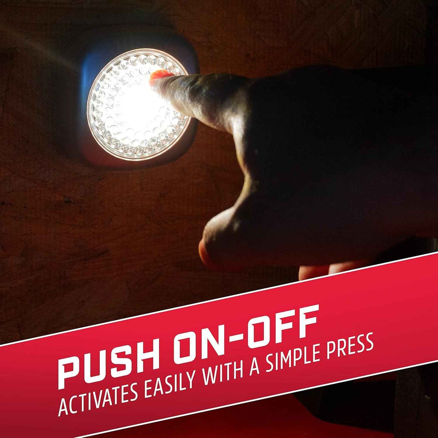 Energizer LED Tap Light – Portable Camping and Tent Light, Battery Powered Wireless Puck for Open Air Adventures