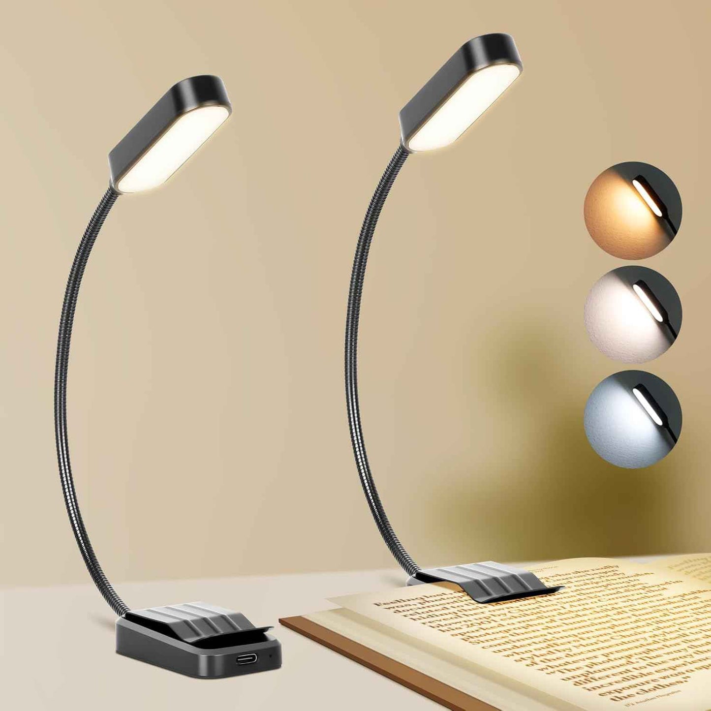 Glow Readers Bedside Reading Light – Romantic Valentine's Day Gift for Avid Book Lovers