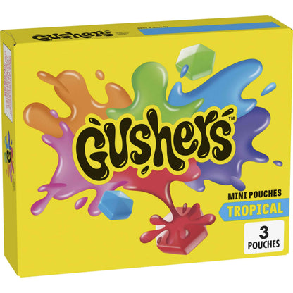 Gushers Tropical Mini Pouches – Individually Wrapped Snacks for Soccer Practice and Park Outings