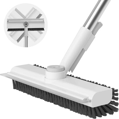 [Brand] 3-in-1 Scrub Brush with Extendable Handle – Patio and Pool Deck Cleaner for Outdoor Surfaces
