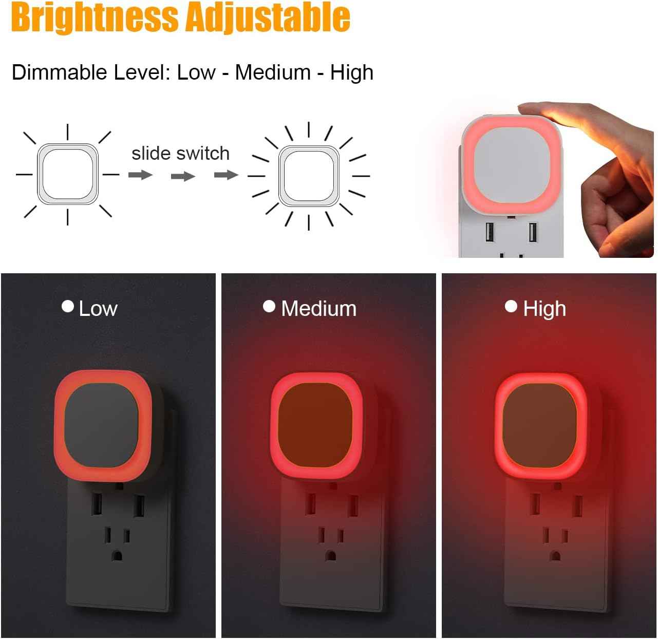 LumiDream Night Light 2 Pack, Thoughtful Housewarming and New Parent Gift with 10 Color Choices