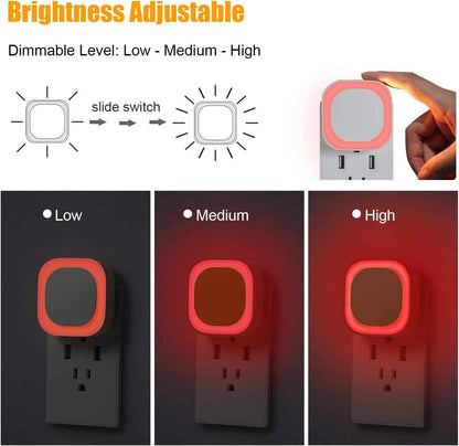 LumiDream Night Light 2 Pack, Thoughtful Housewarming and New Parent Gift with 10 Color Choices