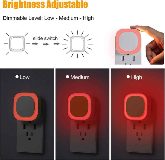 LumiDream Night Light 2 Pack, Thoughtful Housewarming and New Parent Gift with 10 Color Choices