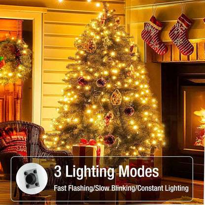 LuceAura Battery Fairy Lights – Warm White Accent Lights for Bookshelves, Mirrors, and Photo Walls, 7ft Bendable Copper Wire Home Decor