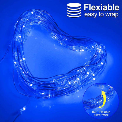 Brightever LED Fairy Lights – Living Room Aesthetic Accent, 2 Pack 33FT Twinkle String Lights Battery Powered