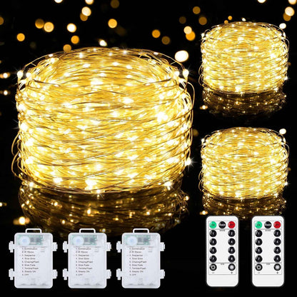 Mlambert Fairy Lights – Thoughtful Birthday Gift for Women, Cozy Warm White Bedroom Decor with Remote