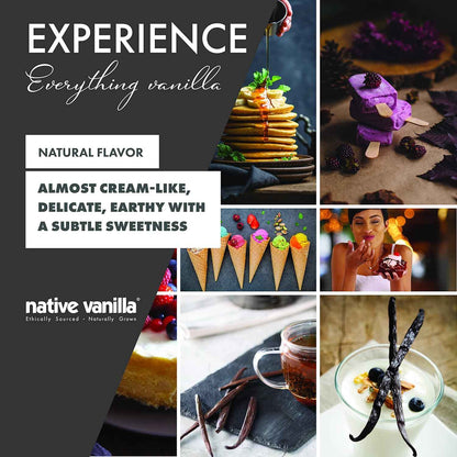 Native Vanilla — Reserve Whole Vanilla Beans for Luxury Dessert Making & Artisan Extract Crafting