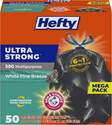 Hefty Ultra Strong Trash Bags 30 Gallon – Large Kitchen Can Liners with Odor Control for Family Homes