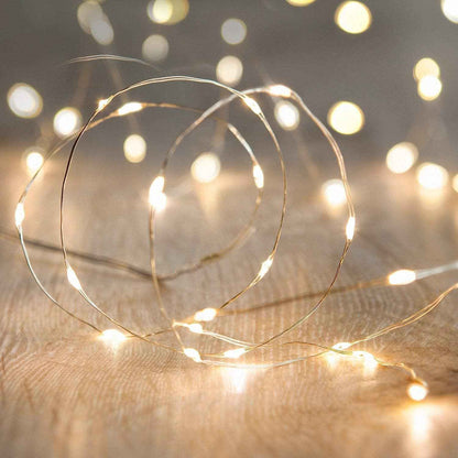 ANJAYLIA Battery Operated Fairy Lights – Aesthetic Nursery and Reading Nook Accent, Warm White Glow