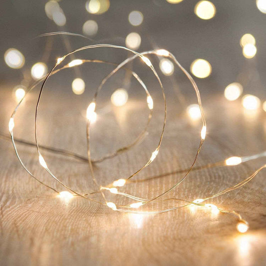 ANJAYLIA Battery Operated Fairy Lights – Aesthetic Nursery and Reading Nook Accent, Warm White Glow