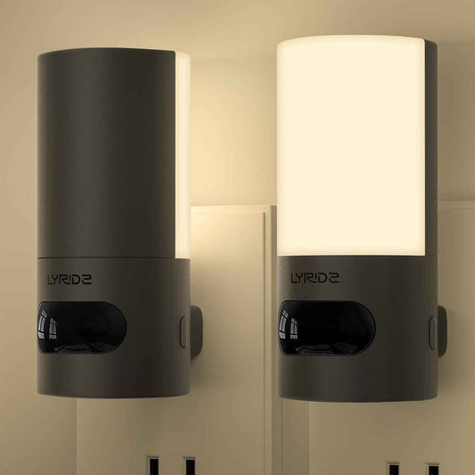 Lyridz Plug in Motion Night Light – Calming Warm Glow for Bedtime Routines, Meditation Corners and Wind Down Rituals, 2 Pack