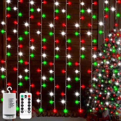 Echosari Warm White Curtain Lights – Minimalist Bedroom and Living Room Accent, Clean Uncluttered Ambient Lighting